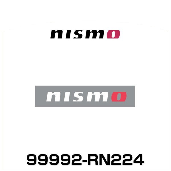 NISMO ニスモ 99992-RN224 ロゴステッカー ホワイト （小）の通販はau