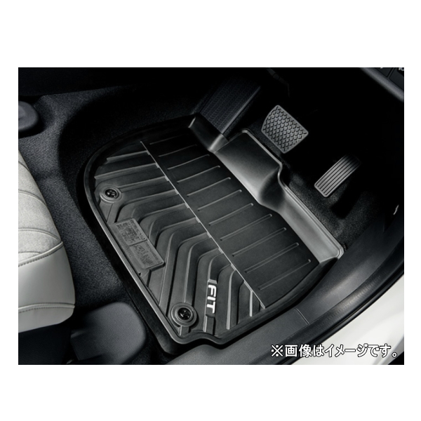 HONDA ホンダ純正 08P19-TZA-000(08P19TZA000) FIT フィット オールシーズンマット リア用 ブラック 縁高タイプ/樹脂製/カラー 本体：ブラック 2020年02月〜の通販は 10,382円