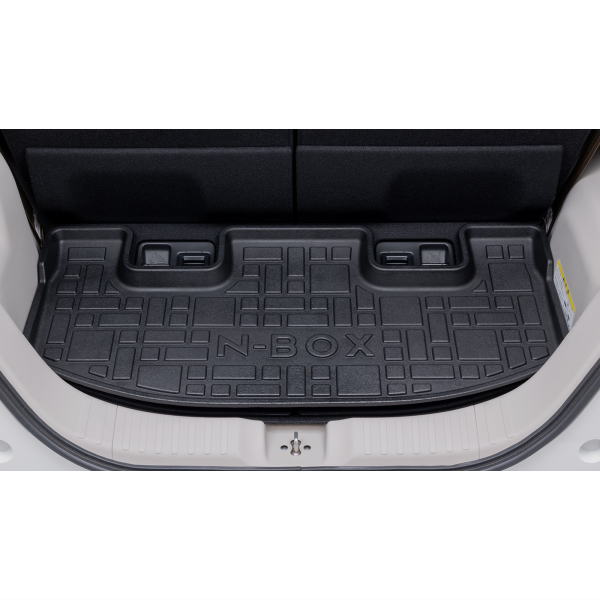 HONDA ホンダ純正 08P19-32R-000(08P1932R000) N-BOX/N-BOXカスタム オールシーズンマット リア用 ブラック/縁高タイプ/樹脂製