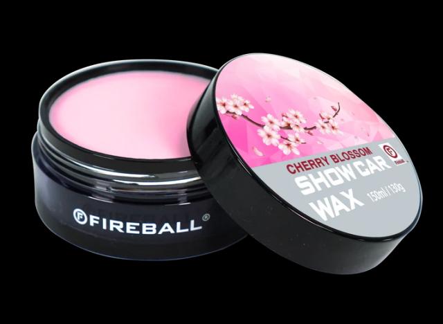 FIREBALL FB606 チェリーブロッサムショーカーワックス CHERRY BLOSSOM SHOW CAR WAX 130g フローラルの香り あらゆるボディーカラーに温かみのある輝きと透明感を与える コーティング剤、艶出し剤 ファイヤーボール