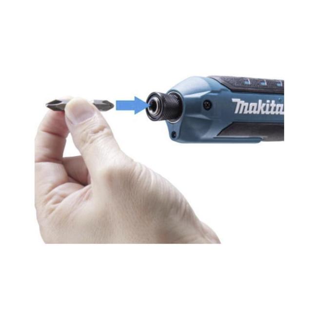 マキタ TD023DSHXB 充電式ペンインパクトドライバ セット品 バッテリー2本/充電器/ケース 色 黒 ブラック ワンタッチビット装着_8