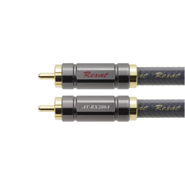 audio-technica オーディオテクニカ AT-RX280A/2.0 クワトロハイブリッドオーディオケーブル 2m RCAケーブル Rexat レグザットの通販は