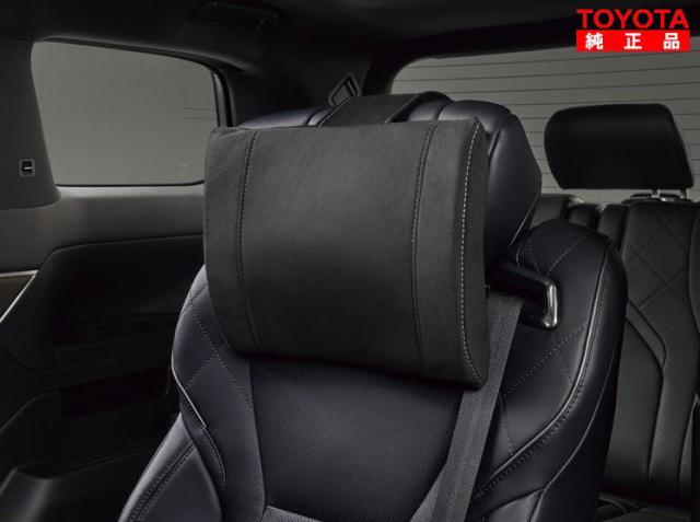 TOYOTA トヨタ純然たる 0822D-58010-C0 アルファード、ヴェルファイア 40系 ヘッドレストピロー1個 黒いこと 純然たるオプション品 付属品一部分 お洒落