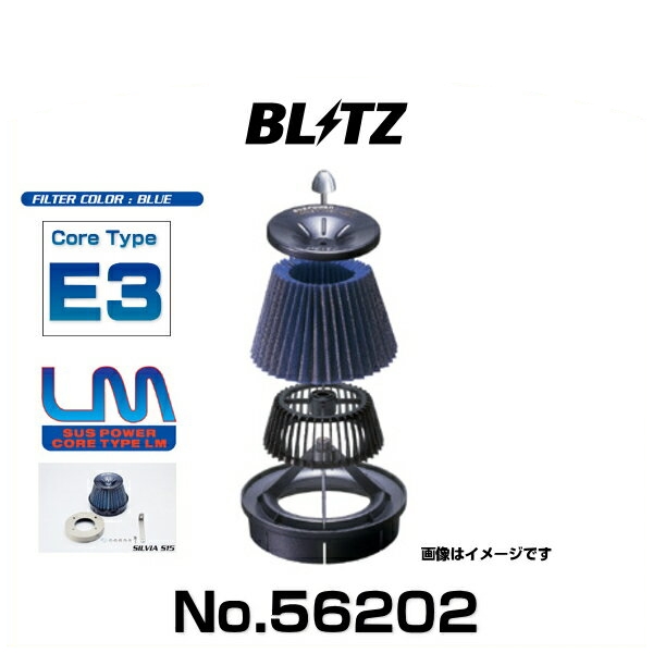 BLITZ ブリッツ No.56202 N-WGN、N-WGN カスタム用 サスパワーコアタイプLM エアクリーナーの通販は