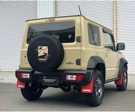 モンスタースポーツ ジムニーシエラ JB74W用 スペアタイヤカバー モンスタースポーツ ジムニーシエラ JB74W用 スペアタイヤカバー