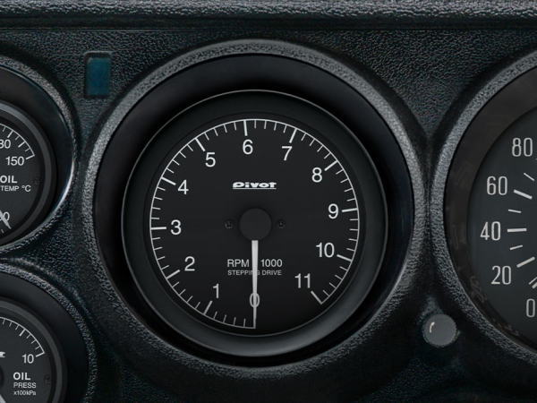 PIVOT ピボット GTゲージ80 ホワイト照明 タコメーター アレックス
