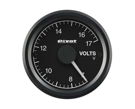 PIVOT ピボット GSV-5G GTゲージ52 電圧計（グリーン照明） センサータイプ コンパクト スモール