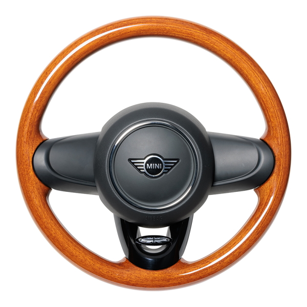 REAL レアル MNAW-LBW ステアリング 05ライトブラウンウッド ラウンドシェイプ 小径 オールウッド BMW MINI (F56/F56LCI/F54/F54LCI/F60/F55/F55LCI/F57/F57LCI) 48,906円
