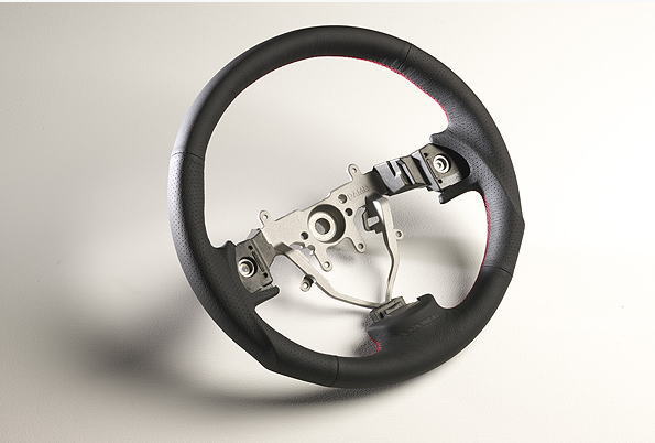DAMD ダムド SS358-S(L) レッドステッチ DAMDスポーツステアリング 