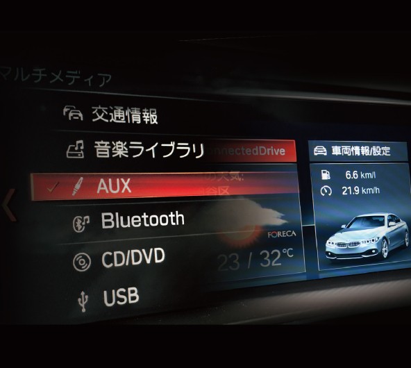 CodeTech コードテック PL3-AUX-B001 iDrive6の純正外部入力(AUX)非搭載車の機能を使用可能にする コーディング PLUG AUX! for BMW リカ