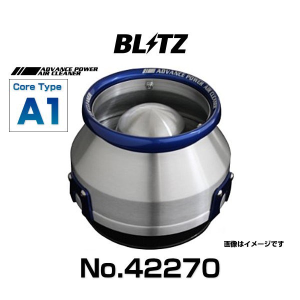 BLITZ ブリッツ No.42270 アドバンスパワーエアクリーナー GRヤリスRZ GXPA16用 コアタイプエアクリーナー