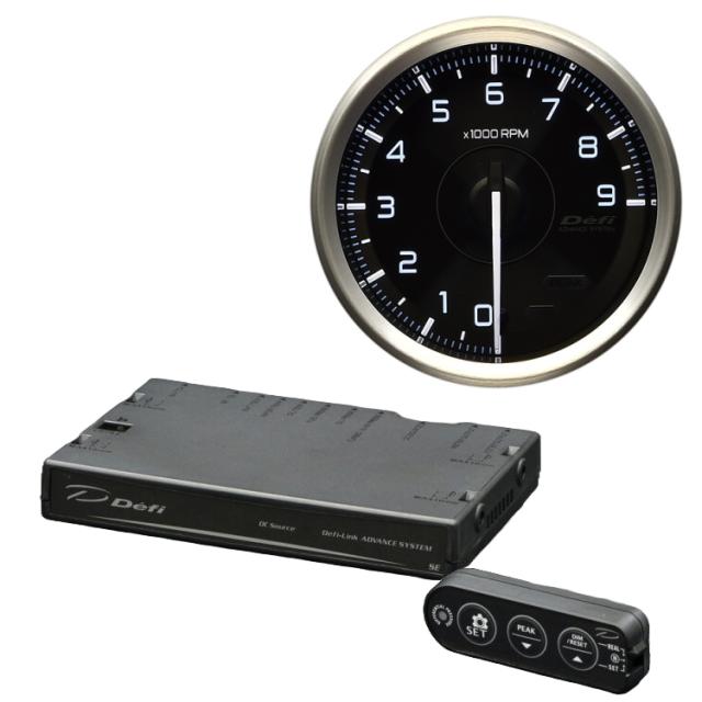 Defi デフィ DF20301 アドバンス A1 コントロールユニットセット 80mm タコメーター 0〜9000RPM 照明色ホワイト ADVANCE A1の通販は