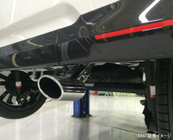 ステンレス製マフラー 青いエンドテールミライース350ｓ ステンレス製マフラー 青いエンドテールミライース350s