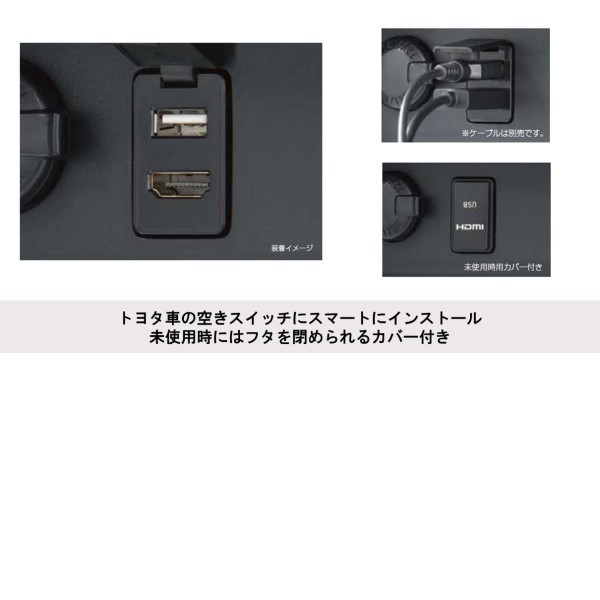 アルパイン ビルトインUSB HDMI接続ユニット KCU-Y620DA ディスプレイオーディオ専用