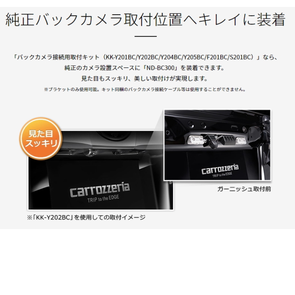 carrozzeria カロッツェリア ND-BC300 バックカメラユニット 楽ナビ HD