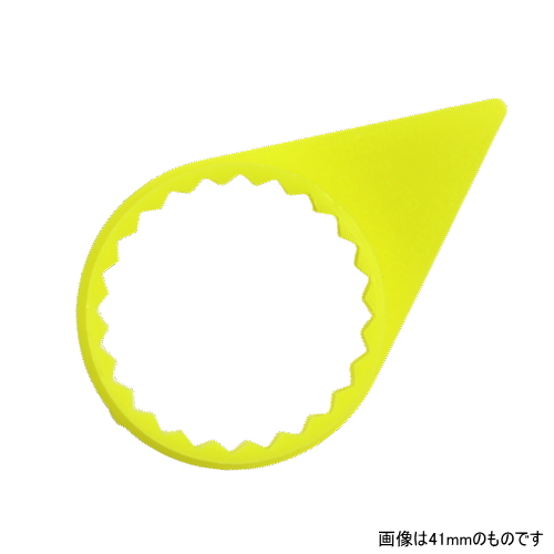 チェックポイントイエロー 33mm 100個入り 非連結式インジケーター ナットの緩み確認・ブレーキ異常の確認 タイヤ脱落・ナット外れの防止 トラックや大型車の車輪脱落事故防止の通販は