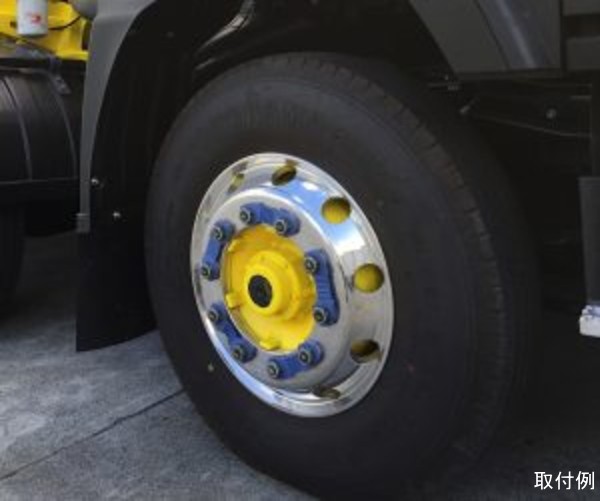 ホイール脱輪防止対策 大型車両 Zafety Lug Lock(ゼイフティラグロック)グリーン 国際特許取得商品 送料込み