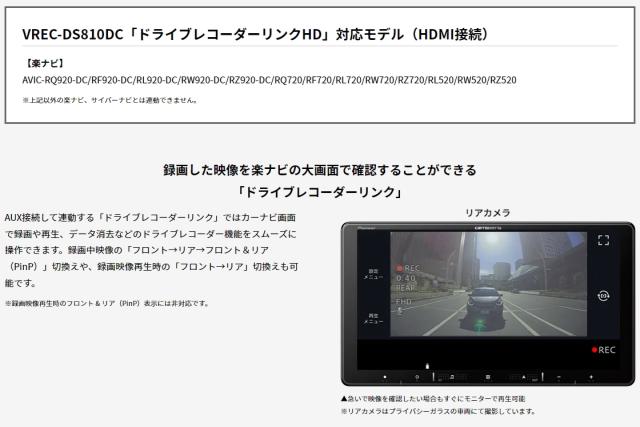 AVIC-RQ720 つかう 楽ナビ カーナビ カロッツェリア