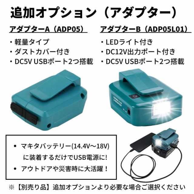 マキタ makita 互換 18V バッテリー 充電器セット DC18RF BL1860B