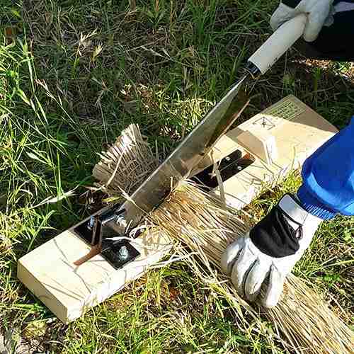 ■トンボ工業 押切り機 360mm刃 草 藁 干し草 わら 鍛造 押切器 茎切 かぼちゃ 切断