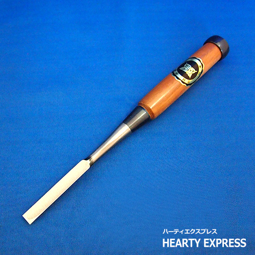 ■播州三木 大内鑿 関東型 イス柄 三方刃 埋木 追入鑿 三分(9mm)黒口金 のみ ノミの通販は