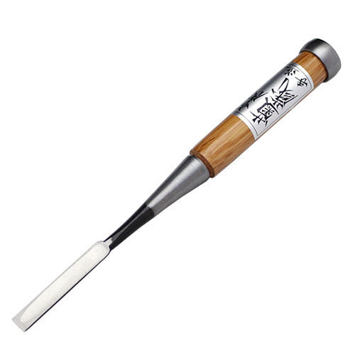 ■播州三木 古代菊蔵 追入鑿 赤樫柄 三分(9mm) 精密鍛造 安来鋼白紙 白鋼 スリ合わせ 白裏 大工道具 本職用 のみ ノミの通販は 5,500円