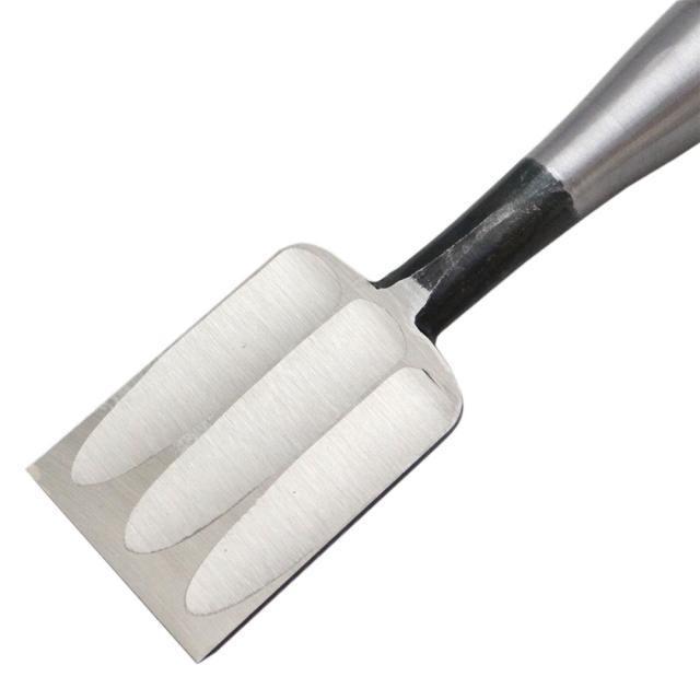 ■播州三木職人 木成追入鑿 寸四(42mm) 黒檀柄三枚裏_1