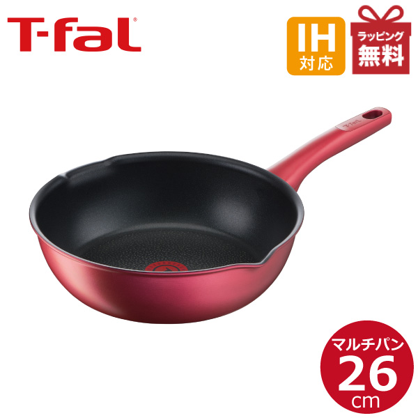ティファール Ihルビー エクセレンス マルチパン 26cm G フライパン 鍋 Ih対応 T Fal ラッピング無料の通販はau Pay マーケット くらし屋