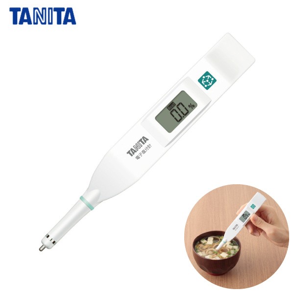 タニタ デジタル 塩分計 SO-304-WH ホワイト 塩分濃度 減塩 高血圧
