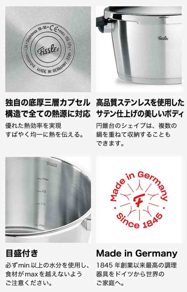 フィスラー ビタクイック プレミアム 4.5L 602-410-04-000 圧力