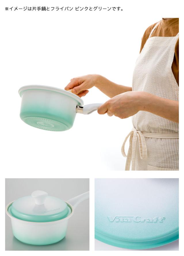 ビタクラフト ライト 片手鍋17? グリーン No.1006 ビタクラフト ライト 片手鍋17? グリーン No.1006