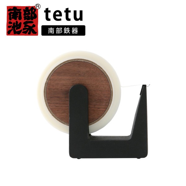 南部鉄器 tetu テープカッター 池永鉄工 418829 鉄 鉄製 アイアン 日本製 送料無料 テープ台 伝統工芸 木目 シンプル おしゃれ