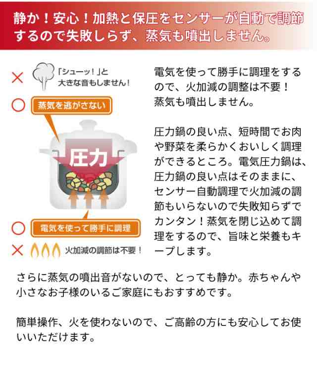 ワンダーシェフ マイコン電気圧力鍋 楽ポンプロ 8L OEDF80 送料 ワンダーシェフ マイコン電気圧力鍋 楽ポンプロ 8L OEDF80 送料