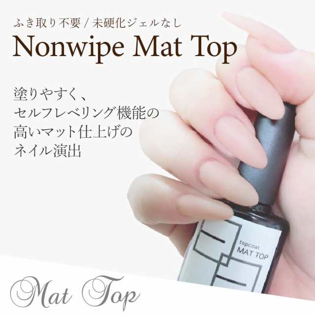 【2点セット】ジェルネイル ベース トップ マットトップ 8g ノンワイプ ベースコート トップコート 光沢 ツヤあり マットトップ つやなし｜au  PAY マーケット