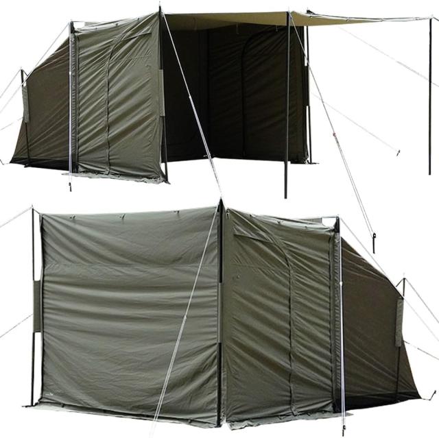 FUTUREFOX FOX-BAKER 2ルームテント ベイカーテント 1-4人用 TC ポリエステル インナーテント付属