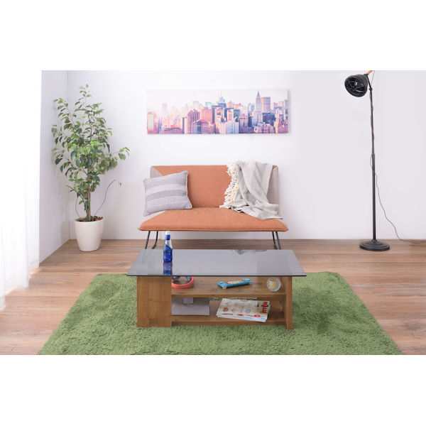 センターテーブル ナチュラル (品番：SO-100NA)(L-1)荷姿3辺計179cm 東谷の通販は