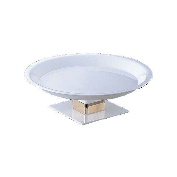 カル・ミル ゴールドペデスタル ホワイト ロータイプ 319-15W4 品番：WPD0504