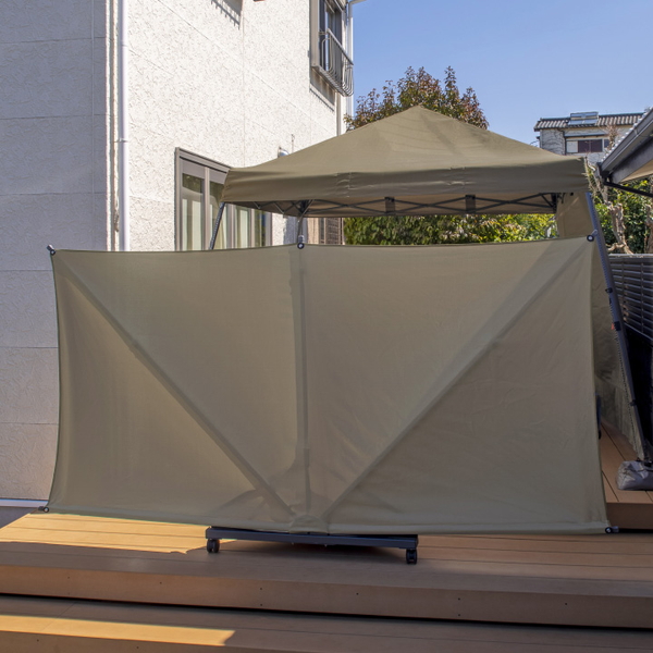 EGプッシュスクリーン 3m カーキ SHR-S01K タカショーの通販は