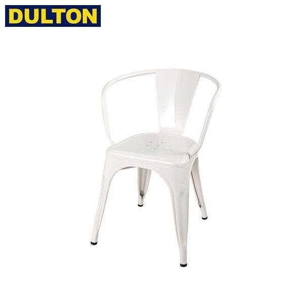 DULTON アーム チェア オフホワイト ARM CHAIR OFF WHITE (品番：A-56OW) ダルトン インダストリアル アメリカン ヴィンテージ 男前