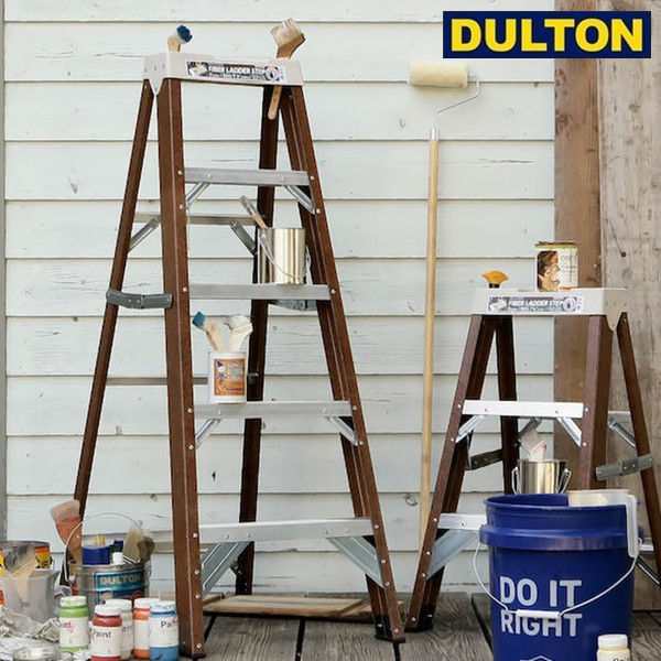 DULTON FIBER LADDER 5STEPS BROWN ファイバー ラダー 5 ステップ ブラウン (品番：Y-0604-5BR) ダルトン インダストリアル アメリカン