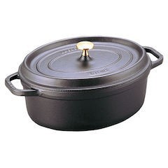 STAUB(ストウブ) ピコ・ココットオーバル 27cm ブラック 40500-271 品番：RST3505 ZZED