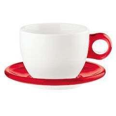 ラージコーヒーカップ 2客セット 2775.0065レッドの通販はau PAY