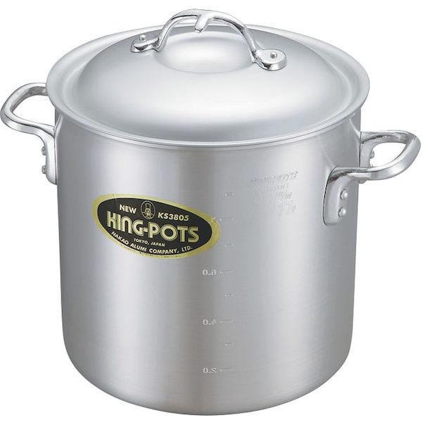 アカオアルミ アルミDON 打出円付鍋 54cm アカオアルミ DON打出円付鍋