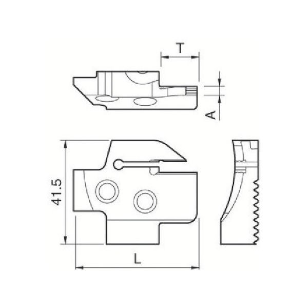 溝入れ用ホルダ 京セラ KGDFR704CC-2039の通販はau PAY マーケット