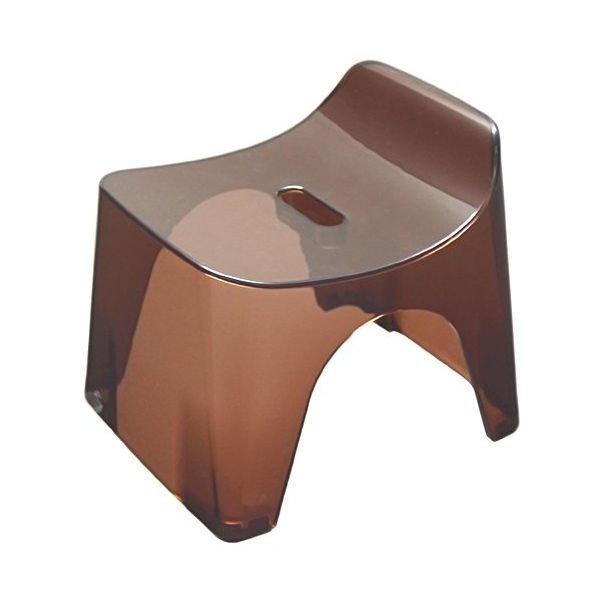 シンカテック ヒューバス 風呂椅子H20 座面高さ20cm クリアブラウン