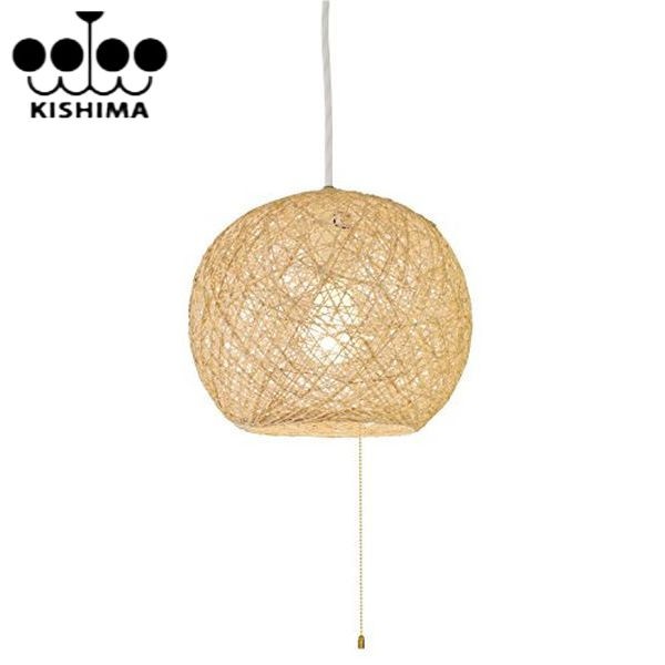 Kishima キシマ アバカ ペンダントライト 1灯 ナチュラル GEM-892P GEM 