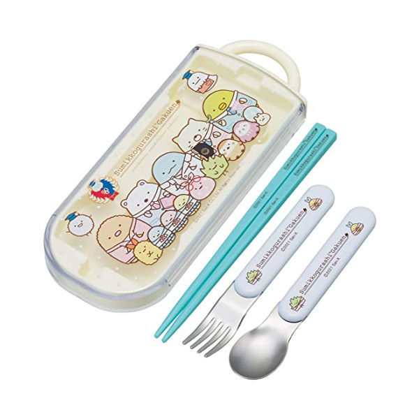 スケーター 子供用 抗菌 スライド トリオセット お弁当 箸 スプーン