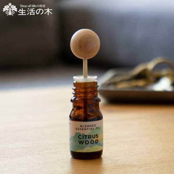 生活の木 ウッドアロマスティック シトラスウッド5mL (L-1) の通販はau