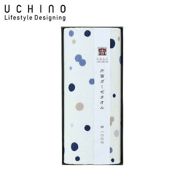 UCHINO inishie-いにしへ- 承 片面ガーゼタオル FTF5536 GY 内野