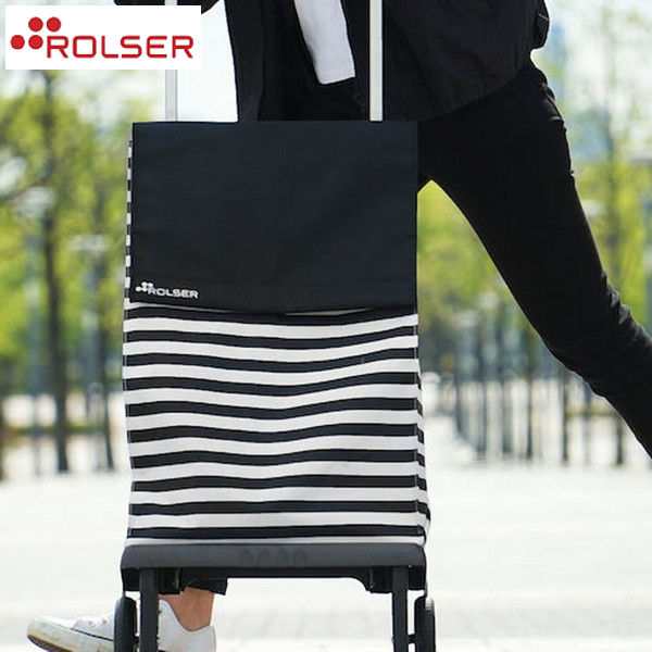 Rolser 折りたたみ ショッピングカート プレガマティック マリーナ ブラック 40L RS-102PL 大容量 コンパクト 静音 軽い 段差もなめらか